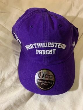 Northwestern Parent Purple Adjustable Cap Brand New Desert Cactus